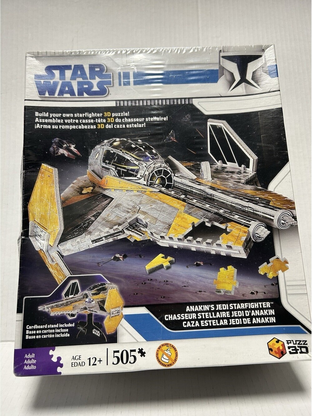Stars Wars 3D Puzzle Anakin's Jedi Star-fighter (New & Sealed Dented Box)